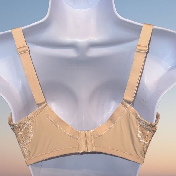 DELIMIRA Bra Full Coverage Lace Underwire Unlined Bra Bossa Nova Size 34G - Picture 3 of 6